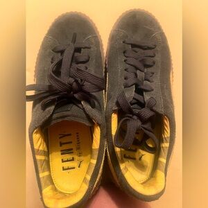 FENTY x puma by Rihanna green and yellow creeper phatty sneakers